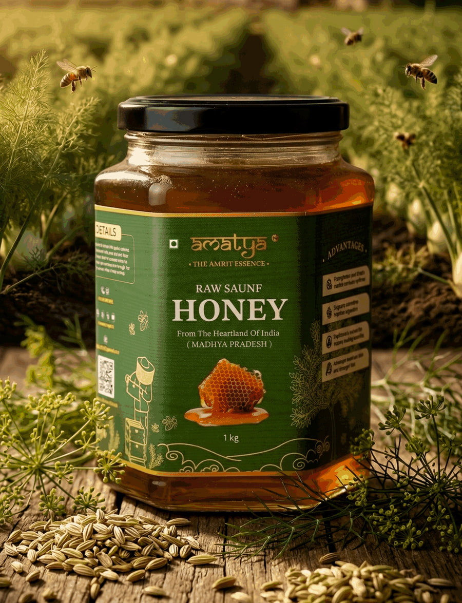 Raw Saunf Honey